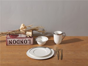 Porcelain Tabletop Items with Plating