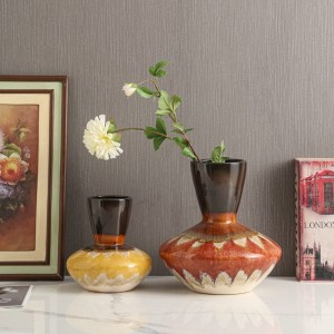 Modern Style Home Decoration Ceramic Glazed Vase