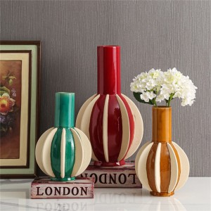 Vintage Colorful Petal Element Household Vase