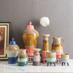 Multi-color Home Ceramic Decoration Set for Multi-purpose Use