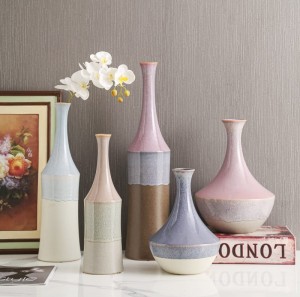 Nordic Style Simple Ceramic Slim Vase