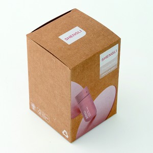 Moisturizing lotion kraft paper packaging box