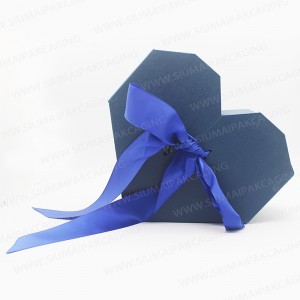 OEM Manufacturer Rigid Invitation Box - Heart shape handmade rigid gift boxes – SIUMAI packaging