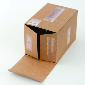 Balzamová škatuľka z pevného balzamu z kraftového papiera