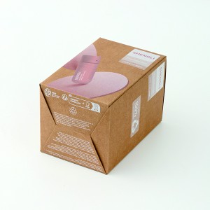 Moisturizing lotion kraft paper packaging box