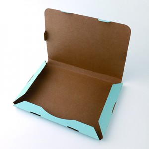 Obálkovú krabicu s potlačou z kraftového papiera je možné poslať poštou