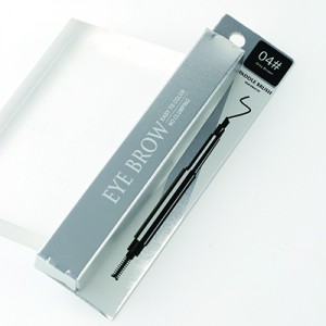 Viseča srebrna embalažna škatla za svinčnik za obrvi z luknjami