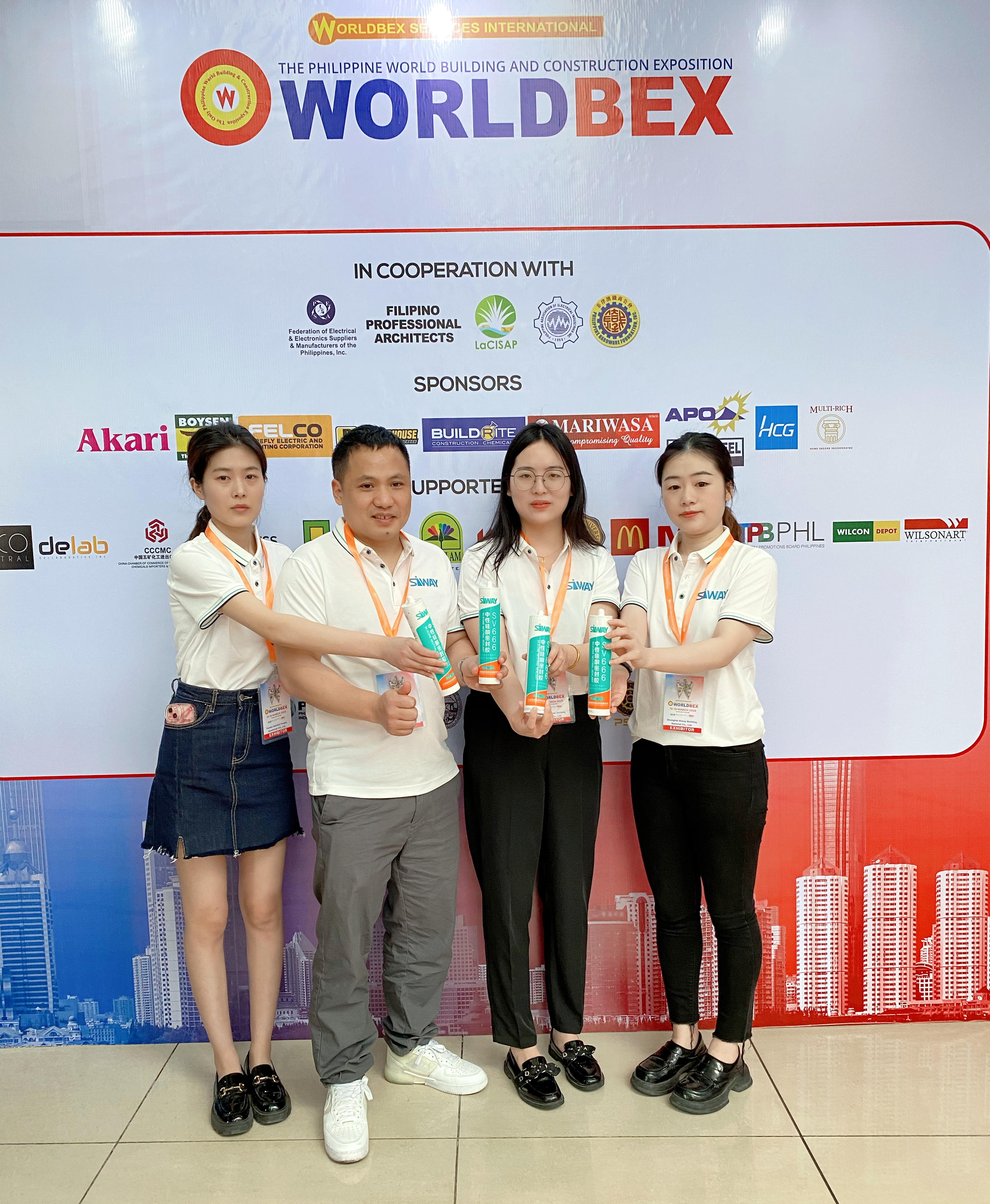 Siway Sealants participated in the 2023 Worldbex Philippines