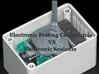 What is the difference between electronic potting compound and electronic sealant?