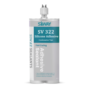 SV 322 A/B Two compound Condensation type fast curing silicone adhesive