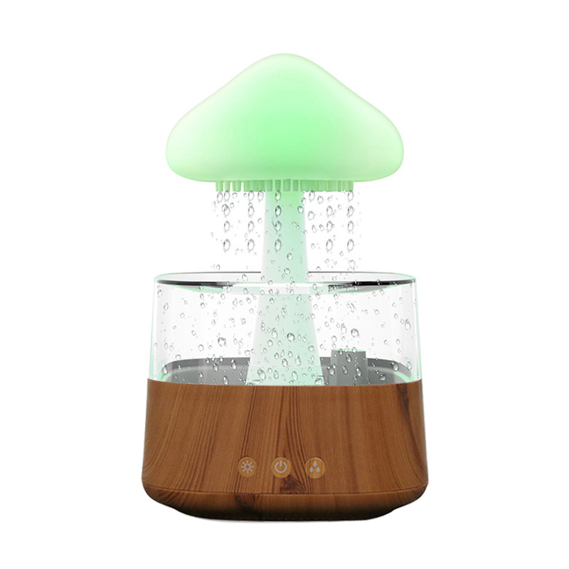 Aesthetic 7 colors night light White Noise Rain Cloud Humidifier Water Drip For Bedroom Menditation