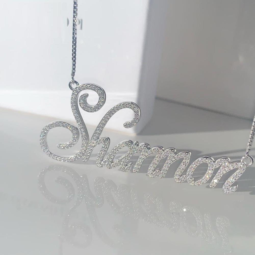 Sterling Silver Mirco Name Necklace