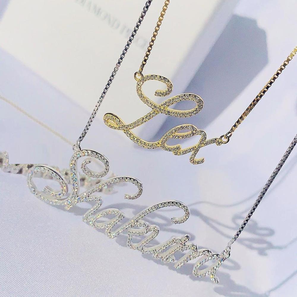 Sterling Silver Mirco Name Necklace