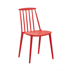 China Colored Outside Stackable Chairs PP Plastic Restaurant Dining Chair