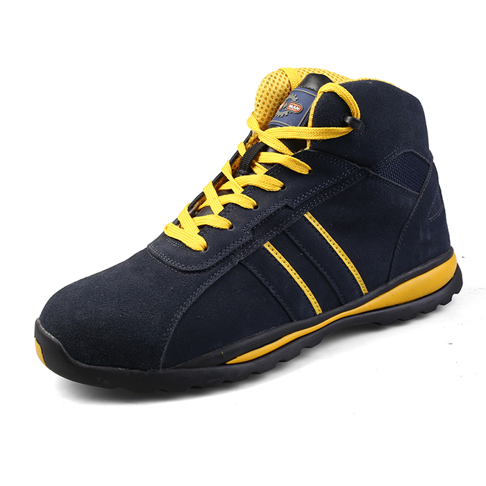Factory price buffalo leather safety jogger shoes