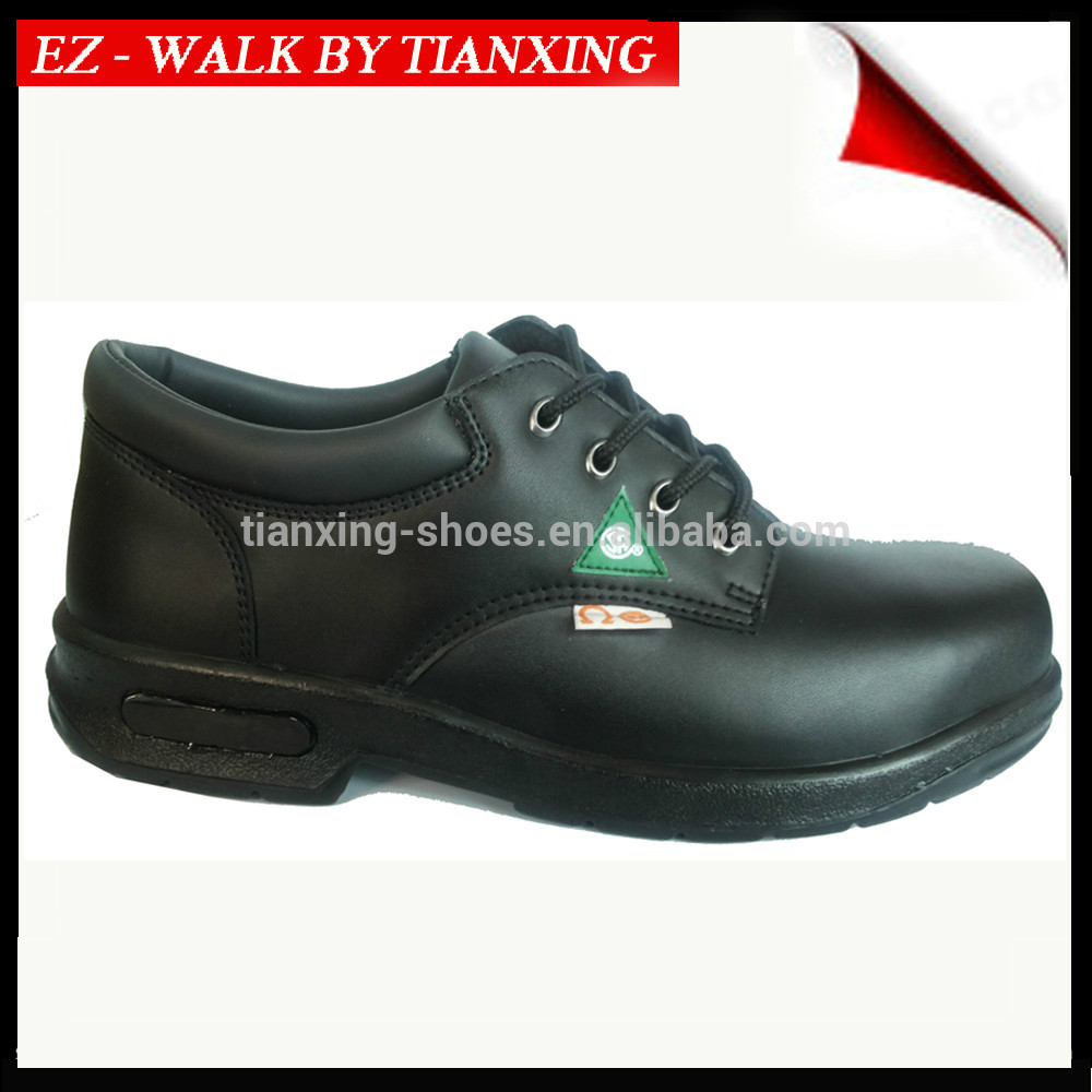 GENUINE LEATHER SAFETY CSA PROVED SAFETY SHOES WITH PU SOLE