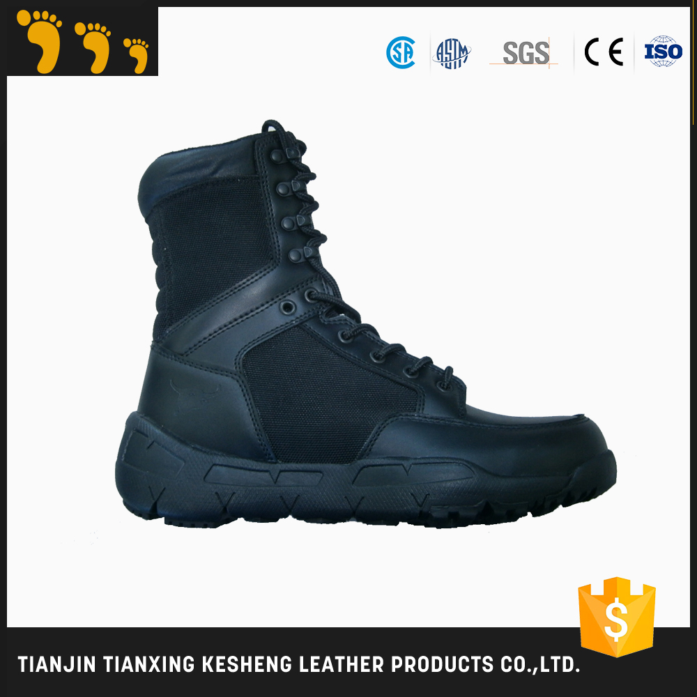 men's steel toe waterproof black desert military boots