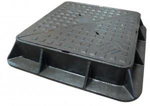 China OEM F900 Manhole Cover Factory Quotes –  Heavy Duty Double Triangular Manhole Cover & Frame – Jipeng