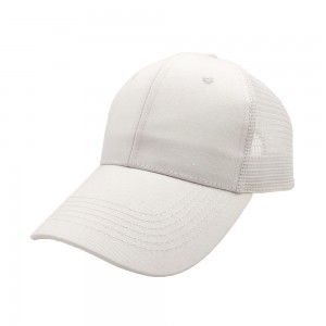 Factory deliver custom logo white sports snapback Gorras, 6-panel baseball cap trucker cap hat