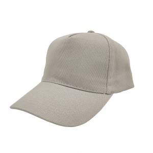 100% cotton brushed metal buckle sports hat 5 panel baseball cap