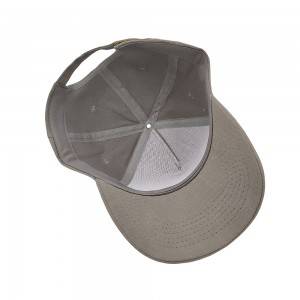 Brushed cotton custom 5 panel cap baseball hat