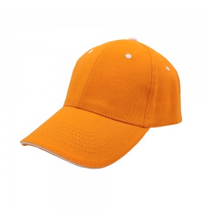 100% brushed cotton Custom Logo Sandwich Promotional Baseball Cap in Various Size, Material and Design RD-6102