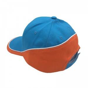 6 panles 100% heavy brushed cotton combinations Baseball cap hat