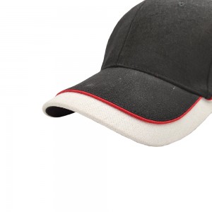 Factory direct deliver Heavy brushed cotton custom 6 panels sports cap baseball hat-661