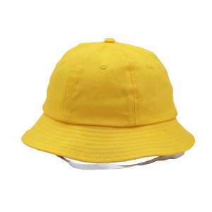 China Wholesale Snapback Trucker Hats Factories – RD-852 100% cotton kids size Kindergarten outing yellow bucket hat  – Rongdong