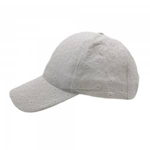 High profile lace cotton 6-panels baseball cap