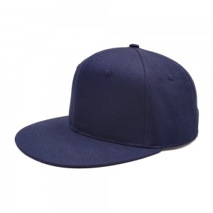China Wholesale Low Profile Baseball Cap Factory - Custom 6 Panel cotton snaback hat , Sport Cap flat brim Baseball Cap hat – Rongdong