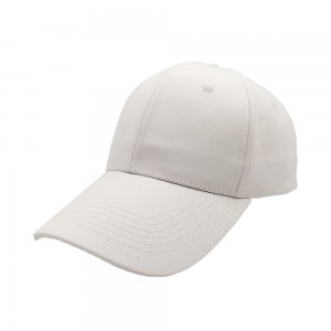High quality Wholesale 100% cotton blank white baseball cap 6 panel adult Sports Cap hat gorras