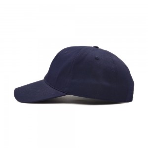 Wholesale 100% cotton Navy blue dad hat, 6 panel blank adult Sports Baseball Cap hat gorras