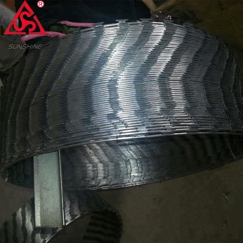 New Arrival China Stainless Steel Wire Rope Woven Mesh - Welded razor barbed wire mesh – Sunshine