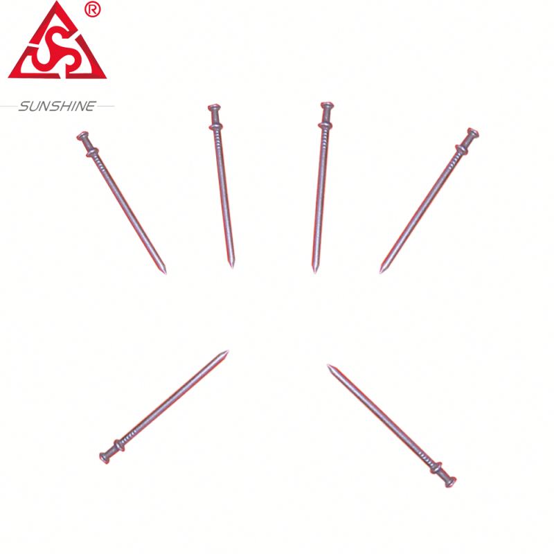 Factory wholesale Twisted Shank Umbrella Head Roofing Nails - Steel duplex nails construction coil nail – Sunshine