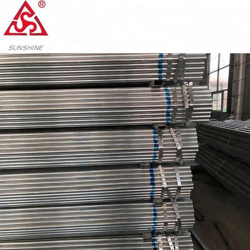 high quality factory Thin wall hot dip galvanized steel pipe 4 inch 80% shade factor