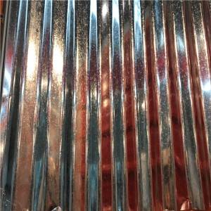Corrugated zink metal roofing sheet in coil galvanized sheet