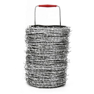 Hot-dipped galvanized weight razor barbed wire