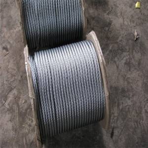 Hot dipped galvanized wire ropes 6×19+FC 1000m