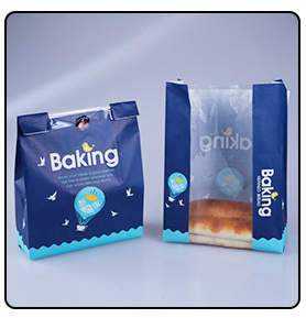 Spot French window bread bag Toast bag Baking bag Kraft paper bread bag custom