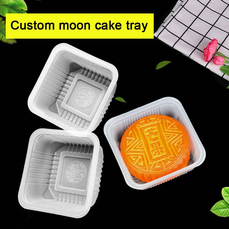 Mooncake box Packaging Mooncake tray Food grade customizable PET (polyethylene terephthalate) hard tablets (4)