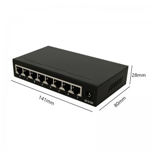Efficient And Stable 8 Port POE Switch