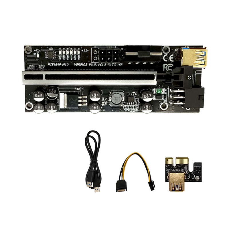 Fan For pc Manufacturers –  VER010S-Plus High Power PCI-E Riser – Tianfeng