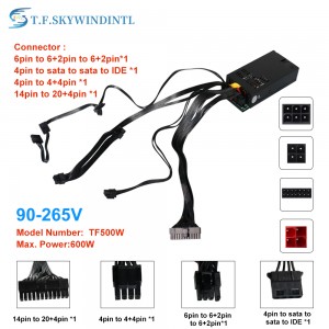 T.F.SKYWINDINTL 12V 1U FLEX 500W Brand New Customization PC Power Supply For Desktop