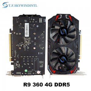 R9 360 4G DDR5 Graphics Cards RTX GTX Video card Gaming Computer Desktop 4GB 128bit 3060 580 1060 R7 R9 1660 AMD GPU