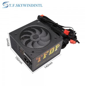 Power Supply Unit 1000W For Gaming PC Moulder PSU Power Source For GPU PC Gaming ATX Case Pc Font