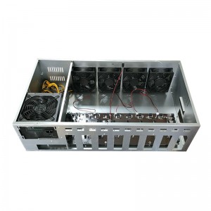 BTC S37 D37 T37 Chassis Mining Case with 4 Fan Bitcoin ETH Ethereum Miner Cabinet Support 8 Graphics Card GPU Motherboard
