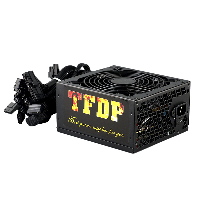 OEM Best EVGA 80 Gold Supplier –  TFDP PC Power Supply SU 120mm Fan Gaming 24PIN ATX Computer Game gaming PSU – Tianfeng