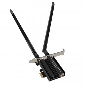 3000Mbps BT 5.2,802.11AX Tri-Band Wireless Network Adapter for Desktop PC Gaming