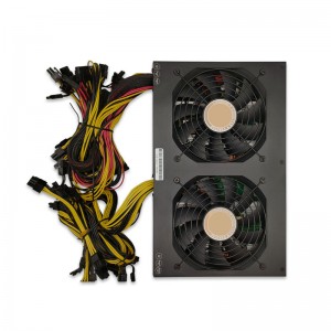 3600W ATX Power Supply 90% Efficiency Support 12 GPU Server for ETH BTC Mining Miner